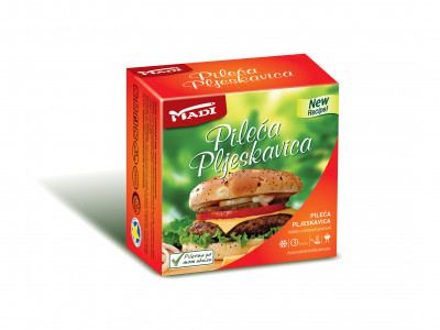 Pileća Pljeskavica 400g Zamrznuta Madi