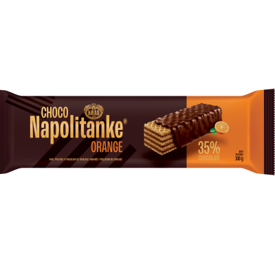 Choco napolitanke narandža 108g Kraš