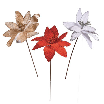 Božićni cvijet crveni 55cm Kasaviva