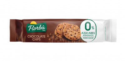 Keks sa komadićima čokolade bez šećera 120g Florbu