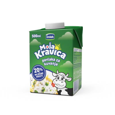 Moja kravica pavlaka za kuvanje 20%mm 500ml EDGE Imlek