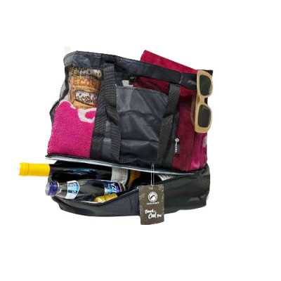 Rashladna torba za plažu crna 40 cm  Norlander