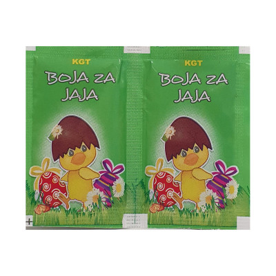 Boja za jaja-zelena KGT