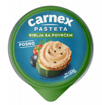 Riblja pašteta sa povrćem 50 g Carnex