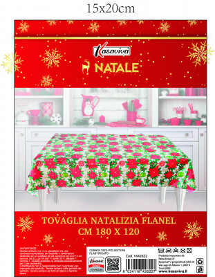 Stolnjak flanel 180x120cm Kasaviva