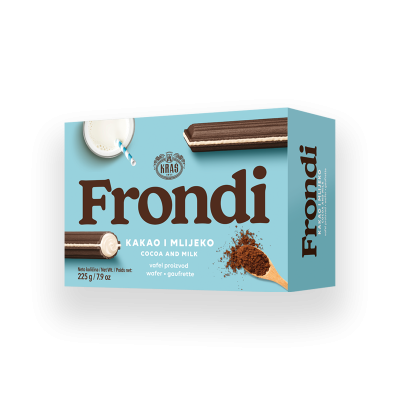 Frondi vafli kakao i mlijeko 225g Kraš
