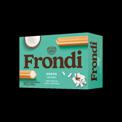 Frondi vafli kokos 250g Kraš