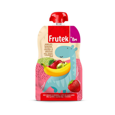 Frutek Kašica Pouch Jabuka Banana Jagoda 100G Fructal