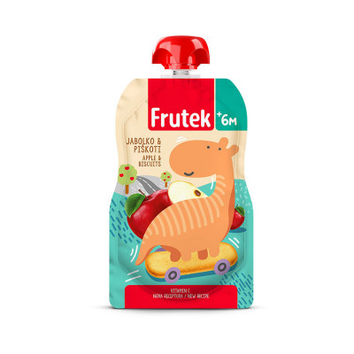 Frutek Kašica Pouch Jabuka Keks 100g Fructal