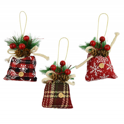 Poklon vrećica viseći ukras 10cm Kasaviva