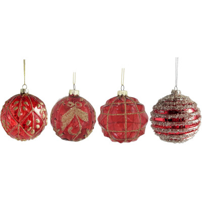 Staklena kugla red 8cm Kasaviva