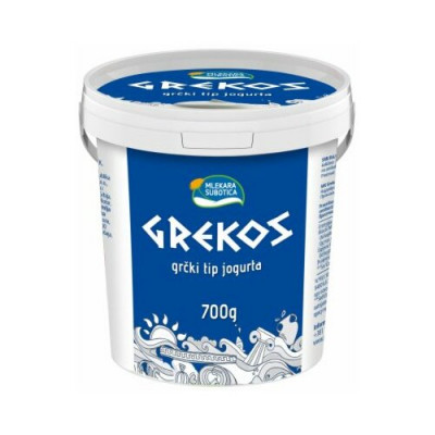 Grekos jogurt 9% 700g Subotička Mlekara