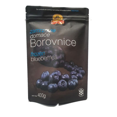 Domaće borovnice zamrznute 400 g Premium  Mivex Pljevlja