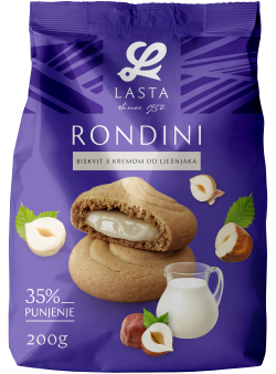 Lasta rondini bijeli lješnik 200g