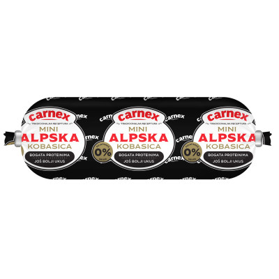 Mini alpska kobasica 350 g Carnex