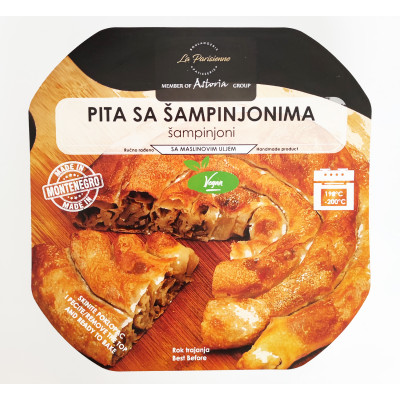 Pita sa šampinjonima  600 g Parisiene