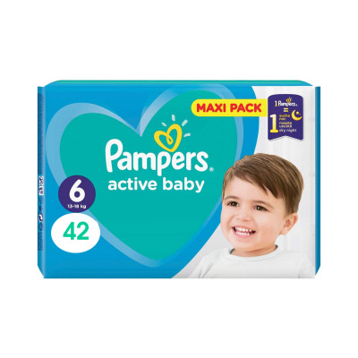 Pampers pelene act baby 6 xxl vpp 40 kom
