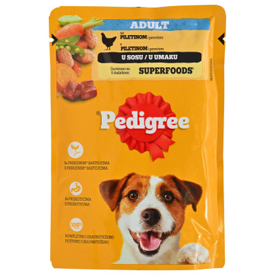 Pedigree kesica piletina i povrce 100g