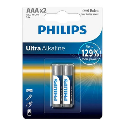 Philips ultra alkalne aaa/2
