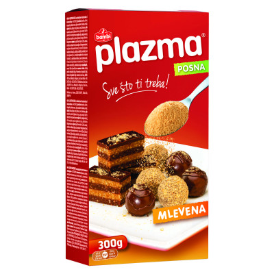 Plazma keks mljevena posna 300g Bambi