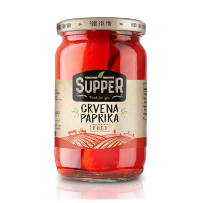 Crvena paprika fileti 680 g Dim-komerc