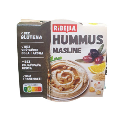Ribella hummus 200g maslina