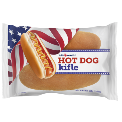 Kifle hot dog 2x55 g Don Don