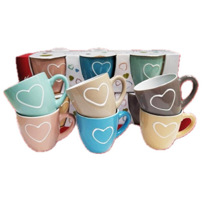 Set šoljica sa srcem 6/1 Kasaviva