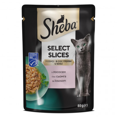 Sheba kesica. losos. sos 85g