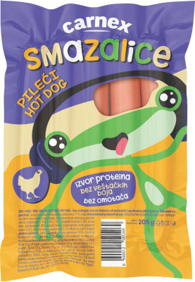Smazalice pileci hot dog 205g Carnex