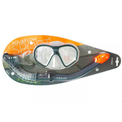 Maska i disaljka za ronjenje 14+god Intex