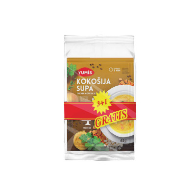 Supe 65g 3+1 Gratis Yumis