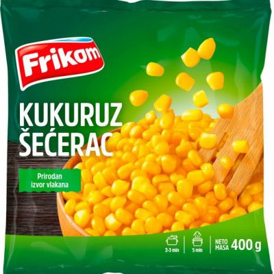 Kukuruz šećerac 400 g zamrznuto Frikom