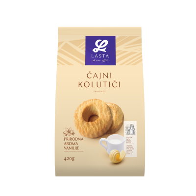 Čajni kolutići classic 420g Lasta