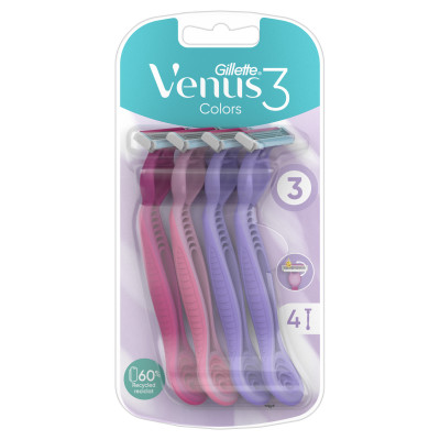 Venus 3 jednokratni brijac Colors 4 kom