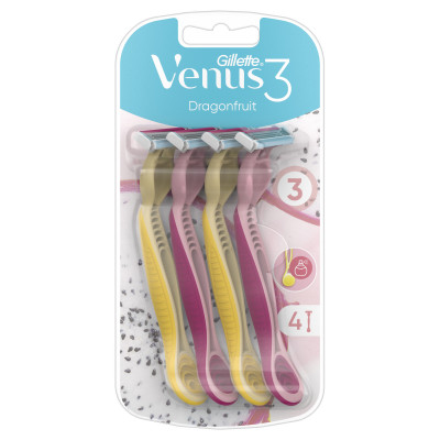Venus 3 jednokratni brijac dragonfruit 4 kom