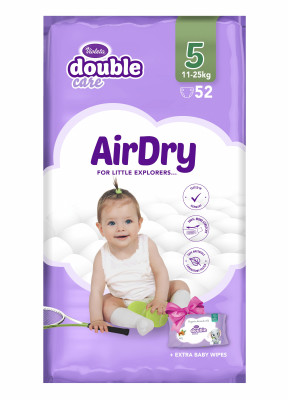 Violeta pelene double care 5 junior 52 kom(11-25kg) + poklon