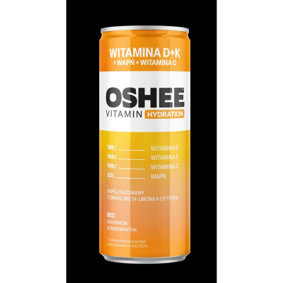 Vitamiinska voda Oshee vitamin energy vitamin d+k 250ml