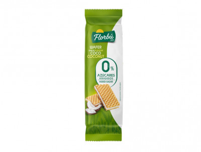 Napolitanke sa kokosom bez šećera 150g Florbu