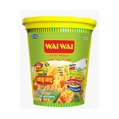 Wai wai instant nudle u časi ukus povrća 65g