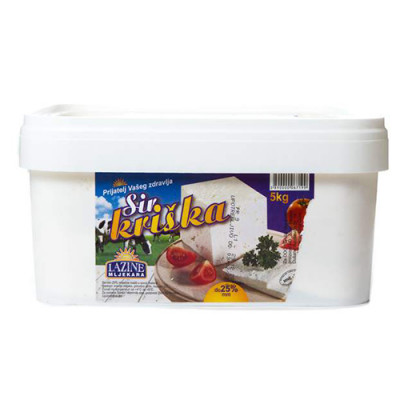 Bijeli sir 25% u kanti Lazine Šimišić