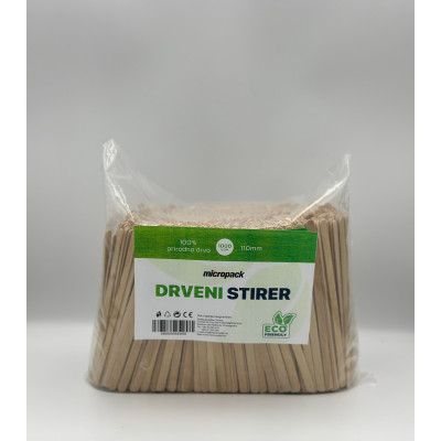 Drveni stirer 110mm 1000kom Micropack